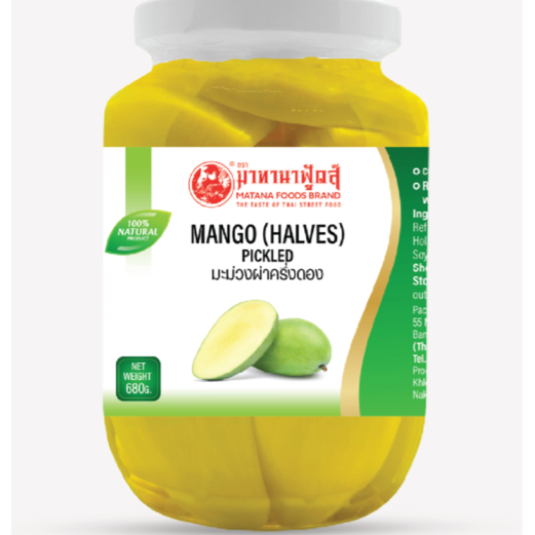 Mango (Halves) Pickled / มะม่วงดองผ่าครึ่ง / 腌芒果（半个)